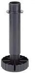 Hettich M&ouml;bel-Sockelverstellfu&szlig; Korrekt, 130mm, &Oslash; 80mm, Verstell. 119-155mm
