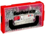 fischer Schraubenbox FixTrainer PowerFast II Senkkopf PZ + 2 Bits (702-tlg.)