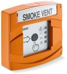GEZE Rauchw&auml;rmeabzug- Feuertaster, FT 4 A, Aufputz, 24V DC, Aluminiumdruckguss