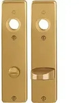 HOPPE Kurzschildpaar 202KP, eckig o. No., WC/S 78, TS 40, F4 Farbton: