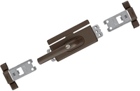 ABUS Fenster-Stangenschloss FOS650 gleichschlie&szlig;end Farbe: Braun|Stangen-Set:...