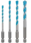 Bosch EXPERT HEX-9 Multi Construction Bohrer-Set, 4/5/6/8 mm, 4-tlg....