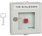 Druckknopftaster Hekatron DKT 01 Farbe: Grau &auml;hnlich RAL7035