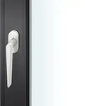 FSB Fenstergriff 34 1005, Standard, oval,Vierkant 7/24-38, naturfarben eloxiert
