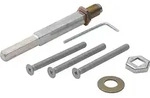HOPPE Befestigungsset f&uuml;r Schutz-Wechselgarnituren ES1/ES2 (Knopf/Griff), VK 10/8 mm