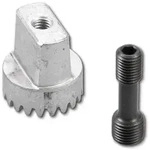 Normalachse GEZE TS 500/550, mit Flachkonus, verzinkt Achsverl&auml;ngerung: 10 mm
