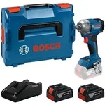 Bosch Akku-Drehschlagschrauber GDS 18V-350, 2 x Akku GBA 18V 4.0Ah in L-BOXX Akku