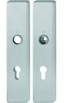 HOPPE Schutz-Langschild E2221/2210 eck.,ES1/PZ 72/8,F69,TS 37-47
