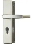 ABUS T&uuml;rgriff KLS114 & KLS114 ZS FarbeOberfl&auml;che: F2 neusilberfarbig