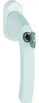 HOPPE Fenstergriff Li&egrave;ge 0540S/U26 100NM, abschlie&szlig;bar, oval,7/32, Farbton: