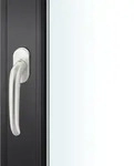 FSB Fenstergriff 34 1023, Standard, oval,Vierkant 7/24-38, naturfarben eloxiert