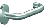 OGRO Dr&uuml;cker-Halbgarnitur ohne Schl&uuml;sselrosette PR 8100V FS/PR 6621, Edelstahl