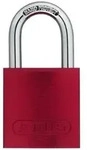 ABUS Vorh&auml;ngeschloss 72/40-72IB/40 TITALIUM Farbe: Rot|Gr&ouml;&szlig;e: 72/40