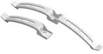 Hettich Tischplatte-Kabelhalter, Ausf&uuml;hrung doppelt, L 220mm, B 20mm,...