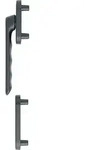 HOPPE Fenstert&uuml;r-Halbgarnitur Luxembourg 099KH/66N/66NS, N 10, Profilzylinder