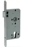 ABUS Einsteckschloss ES PZ2 Farbe: Silber|Variante: DIN-links|Stulp: 20 mm