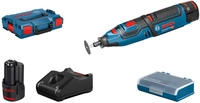 Bosch Akku-Rotationswerkzeug GRO 12V-35, mit 2 x 2.0 Ah Li-Ion Akku, L-BOXX