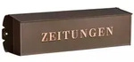 Zeitungsbox BURG-W&Auml;CHTER 808 Farbe: Kupfer