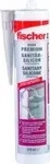 fischer Sanit&auml;rsilicon DSSA schwarz 310 ml Farbe: schwarz