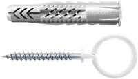 fischer Universald&uuml;bel UX 8 x 50 OH N mit Rand und &Ouml;senschraube nylonbeschichtet;
