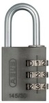 ABUS Zahlenschloss 145 Gr&ouml;&szlig;e: 145/30|Farbe: Titanium