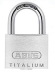 ABUS Zylindervorhangschloss Titalium 64, TITALIUM-Spezialaluminium Schlie&szlig;ung: