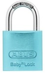 ABUS Vorh&auml;ngeschloss 645TI Baby Lock Farbe: Hellblau