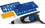Dremel Gravierer 290-3 Hobby (35 W) mit 3 Zubeh&ouml;re, 4 Designschablonen Betriebsart: