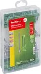 fischer Meister-Box Spreizd&uuml;bel SX Plus + Schraube A2 (120-tlg.) Reale