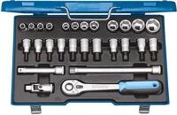 GEDORE Steckschl&uuml;ssel-Satz 1/2" 27-teilig, 12-kant