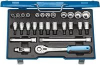 GEDORE Steckschl&uuml;ssel-Satz 1/2" 27-teilig, 6-kant