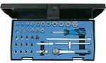 GEDORE Steckschl&uuml;ssel-Satz 1/4" 20ITU-3 36-teilig in Kunststoffkassette