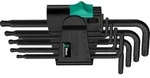 WERA Winkelschraubendreher-Satz 967PKL/9 Torx