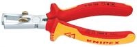 KNIPEX Abisolierzange VDE mit Mehrkomponenten-Griffen 160mm qmm