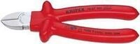 KNIPEX Seitenschneider verchromttauchisoliert 180mm