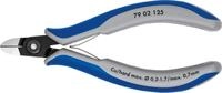 Pr&auml;zisions-Elektronik-Seitenschneider L&auml;nge: 125 mm|Schneidwerte &Oslash; weicher Draht: