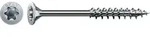 SPAX Universalschraube WIROX - Teilgewinde, Senkkopf, T-STAR plus, 4CUT Oberfl&auml;che: