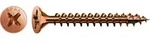 SPAX Universalschraube Br&uuml;niert - Vollgewinde, Senkkopf, Kreuzschlitz, 4CUT
