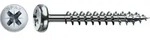 SPAX Universalschraube WIROX - Vollgewinde, Halbrundkopf, Kreuzschlitz, 4CUT