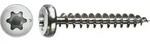SPAX Universalschraube Edelstahl A2, Vollgewinde, Halbrundkopf, T-STAR plus,