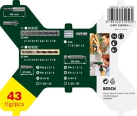 Bosch 43-teilig Sechskantbohrer X-Line-Set Paketinalt: 43-teilig