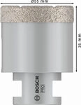 Bosch PRO Core Cutter dry, 55 x 35 x 22,23 mm Durchmesser (D) mm: 55