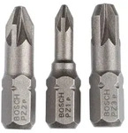 Bosch Schrauberbit-Set, Extra Hard, 3-tlg., PZ1, PZ2, PZ3, 25 mm Abmessung: