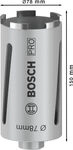 Bosch PRO Core Cutter dry, 78 x 150 mm, G 1/2 Zoll Durchmesser mm: 78