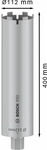 Bosch PRO Core Cutter dry, 112 x 400 mm, 1 1/4 Zoll UNC Durchmesser mm: 112