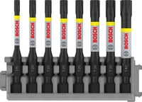Bosch PRO Torx Impact Bit, T15, T20(x2), T25(x2), T30(x2), T40, 55 mm, 8-tlg. L&auml;nge