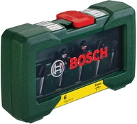 Bosch 6-teiliges HM-Fr&auml;ser-Set (8 mm Schaft) Schaft &Oslash;: 8 mm