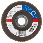 Bosch F&auml;cherschleifscheibe X551 Expert for Metal, gewinkelt, 125 mm, 80, Glasgewebe