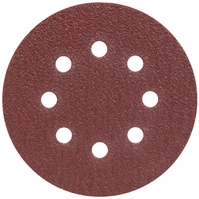 Bosch Schleifblatt-Set f&uuml;r Exzenterschleifer, 8 L&ouml;cher, 125 mm, K 40, 25er-Pack