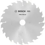 Bosch PRO Wood Kreiss&auml;geblatt, 230 x 2.8 x 30 mm Z&auml;hnezahl: 24|Au&szlig;endurchmesser